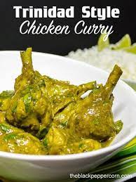 At home, we eat curry at least once every 2 weeks because we absolutely love it. Trinidad Style Curry Chicken Via Blackpeppercorn Curry Chicken Recipes Jamaican Recipes Caribbean Recipes