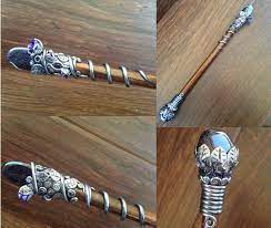 Blue Rose Wand By Kaijuclaycreations Wands Polymer Clay Charms Jewelry Inspiration