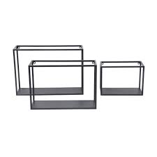 En métal ou en chêne, ces petits tablettes murales se positionnent à la verticale comme à l'horizontale. Decker 3 Etageres Murales En Metal Drawer