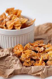 Bowtie Pasta Crunchies Heatherlikesfood Com Savory Snacks Food Party Food Appetizers