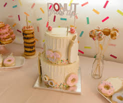 Donut Grow Up First Birthday Party Theme Ideas Parties365