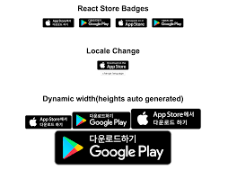 Github Yjb94 React Store Badges React Store Badges For Apple App Store And Google Play Store Supports Localization