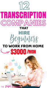 12 Legit Transcription Jobs From Home For Beginners Best Work At Home Transcription Working From Home Meme Transcription Jobs From Home Amazon Work From Home