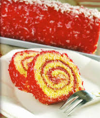 Recette Gateau Roule Rouge Avec Thermomix Recette Gateau Gateau Roule Recette
