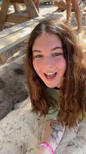 Swimming with the pigs in Nassau… photo from Kristin Dill