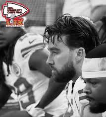 Eagles broke my heart” 💔 Travis Kelce tells Jason Kelce he was depressed  after losing the Super Bowl to the #Eagles so he listened to Taylor Swift  music