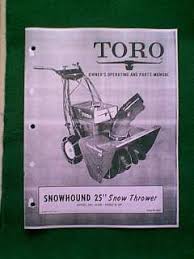 Toro snow hound implement operating parts manual 17. Toro Snowhound 20 Snowthrower Parts Manual 3 On Popscreen