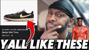 "THESE ARE BAD 🤮 Nigel Sylvester Jordan 1 Low 'Better With Time' is ALL  HYPE!"