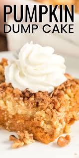 Pumpkin Dump Cake Pumpkin Recipes Dessert Dump Cake Pumpkin Pumpkin Dump Cake Recipe