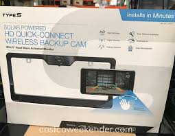 How much does it cost to install a rear camera? Type S Solar Powered Hd Quick Connect Wireless Backup Camera Costco Weekender