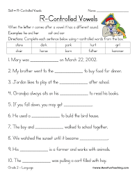 There are multiple worksheets available for you to download under each concept. Vowel Worksheets 2nd Grade Dailycrazynews For Second Controlled Vowels Fill In The Blanks Creator 1st Counting Year 1 Practice Sheets Ordinal Numbers Activities Preschool Multiplication Pdf Telling Time Calamityjanetheshow