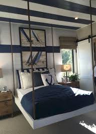 Fine Relax Like On The Beach With Nautical Style Bedroom Decorations In 2020 Coastal Bedroom Decorating Nautical Decor Bedroom Popular Living Room