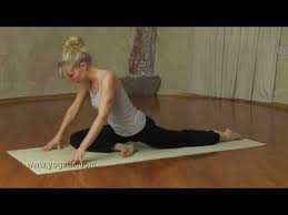 Yin Yoga With Esther Poses You Hold For 3 5 Minutes Focus On Hips Lower Back Yin Yoga Poses Yin Yoga Online Yoga Videos