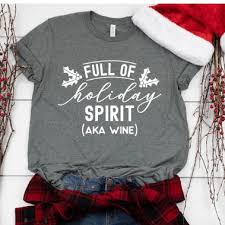 Full Of Holiday Spirit Aka Wine Lovelulubell Llc