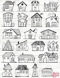 Doodle House Clipart House Vector Art Home House City Town House Png Home Vector Download House Illustrations 101 House Clipart House Illustration House Vector