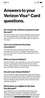 When you set up auto pay with this card. Anyone Sign Up For The New Verizon Credit Card Android Forums At Androidcentral Com