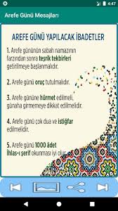 Ramazan bayramının öncesi ve ramazanın son günü olan arefe günü ile ilgili en güzel sözleri ve mesajları sizler için hazırladık. Arefe Gunu Mesajlari For Android Apk Download