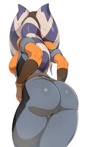 Ahsoka showing booty (slug box) [Star Wars] : rrule34