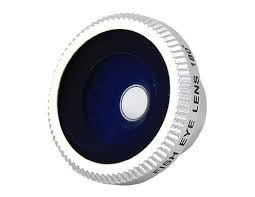 180 Degrees Fisheye Lens Silver
