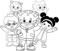Maybe you would like to learn more about one of these? Daniel Tiger S Neighborhood Coloring Pages Print A4