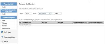 Semakan anda boleh lakukan dengan secara online sahaja dan terus dimuat turun dan boleh terus dicetaknya. Semakan Penyata Gaji Secara Online E Penyata Gaji Laporan