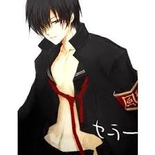 Anime Boy With Black Hair And Red Eyes Buscar Con Google Hot Anime Guys Black Hair Boy Anime Boy