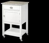 Perth Granite Top Kitchen Cart CANVAS