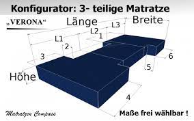 Flexible matratzenauflage aus hochwertigem, weichen kaltschaum mit hohem raumgewicht. Falbare Matratze 3 Teilig Gunstige Massanfertigung Verona 9 Matratzen Compass