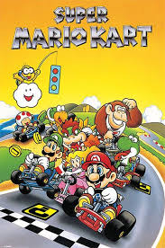 Nintendo Posters Mario Kart Super Mario Kart Super Mario