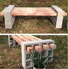 Welcome to our gallery of wonderful backyard bench ideas! Diy Cinder Block Bench In The Garden Creative Ideas For Your Patio