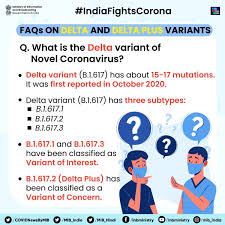 So far, it has been detected in three states — maharashtra, kerala and madhya pradesh — recording over 40 cases. Indiafightscorona On Twitter Indiafightscorona Faqs On Delta And Delta Plus Variants What Is Delta Variant Of Novel Coronavirus Delta Variant B 1 617 Has About 15 17 Mutations It Was First Reported In October 2020 It