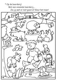 Op De Boerderij Wat Een Vreemde Boerderij Boerderijdieren Boerderij Thema Thema