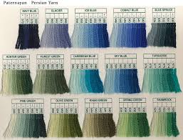 63 Paradigmatic Needlepoint Yarn Color Chart