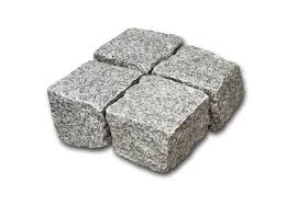 Pierres De L Est Pave Eclate Granit Gris 10x10x8 Cm Point P