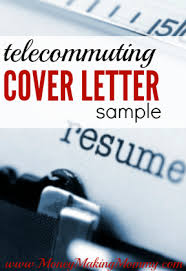 Free Resume Cover Letter Sample For Telecommuting Cover Letter For Resume Cover Letter Sample Cover Letter