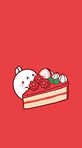 Kawaii Red Wallpapers Top Free Kawaii Red Backgrounds Wallpaperaccess Cute Drawings Cute Cartoon Wallpapers Molang Wallpaper