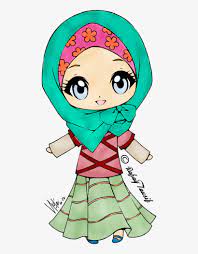 .dihari yang sama hari minggu dan tgl merah libur pengiriman komplainan. Cute Muslimah Muslim Girl Clipart Transparent Png 585x1039 Free Download On Nicepng
