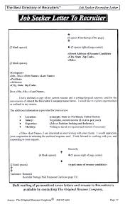 Cover Letter Sample For A Job Seeker