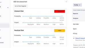 Identify risks and hazards, assign a severity rating, and add notes regarding risk likelihood. Agile Risk Management For Jira Cloud Atlassian Marketplace