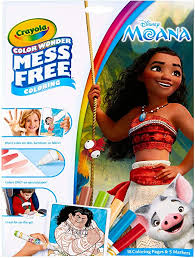 Let your creative side shine through as you relive the magic of the movie in any. Amazon Com Crayola Wonder Moana Coloring Pages Mess Free Refill Book Toys Games