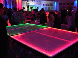 Glow In The Dark Ping Pong Table Ping Pong Glow Party Neon Party
