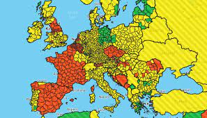 Je nach infektionsgeschehen sind regionen entweder grün, orange oder rot markiert. Neue Corona Karte Des Csh Zeigt Risiko Eu Weit Auf Bezirksebene An