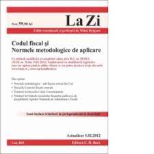 Vă rugăm să vă familiarizaţi cu obiectivele şi valorile societătii de stiinţe juridice, despre care puteti ciţi aici. Codul Fiscal Si Normele Metodologice De Aplicare Cod 464 Mihai Bragaru