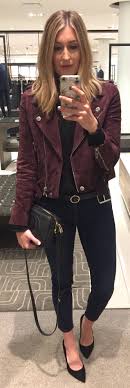 Home Blend Of Bites Purple Leather Jacket Purple Jacket Outfit Burgundy Leather Jacket