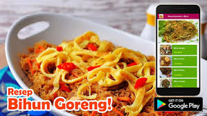 Sate diketahui oleh bupati ponorogo pertama pada abad ke 15 setelah penaklukan ponorogo yang merupakan makanan warok, sehingga usia makanan sate bisa lebih tua. Resep Bihun Goreng For Pc Windows 7 8 10 And Mac Apk 0 1 Free Books Reference Apps For Android