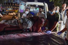 .in the bombings outside kabul airport thursday as the death toll from the carnage rose to at least 85. Anty Hagqvzlum