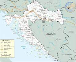Istria , kvarner , dalmatia and islands. Croatia Maps Transports Geography And Tourist Maps Of Croatia In Southern Europe