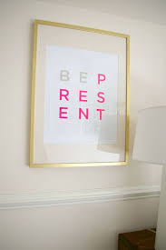 Jess L C Makeunder My Life Ampersand Design Studio Ribba Frame Ikea Ribba Frames Gold Spray Paint