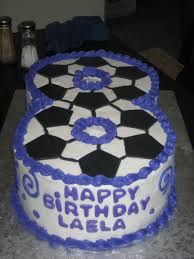 Football Birthday Cakes For 11 Year Old Boy Soccor Themed Number 8 Cake Soccer Cake Cake Football Cake