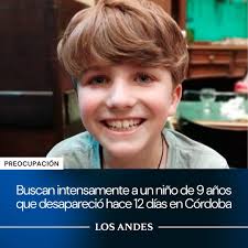 ⚠Buscan a un niño de 9 años que desapareció hace 12 días en Córdoba.  📌Benjamín William Laskey desapareció el domingo 28 de julio del hogar de  su madre en la capital. Según